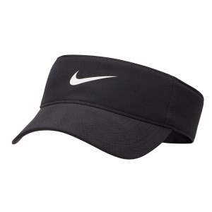 Nike Dri-Fit Ace Swoosh Running Visor - Black/Anthraite/White