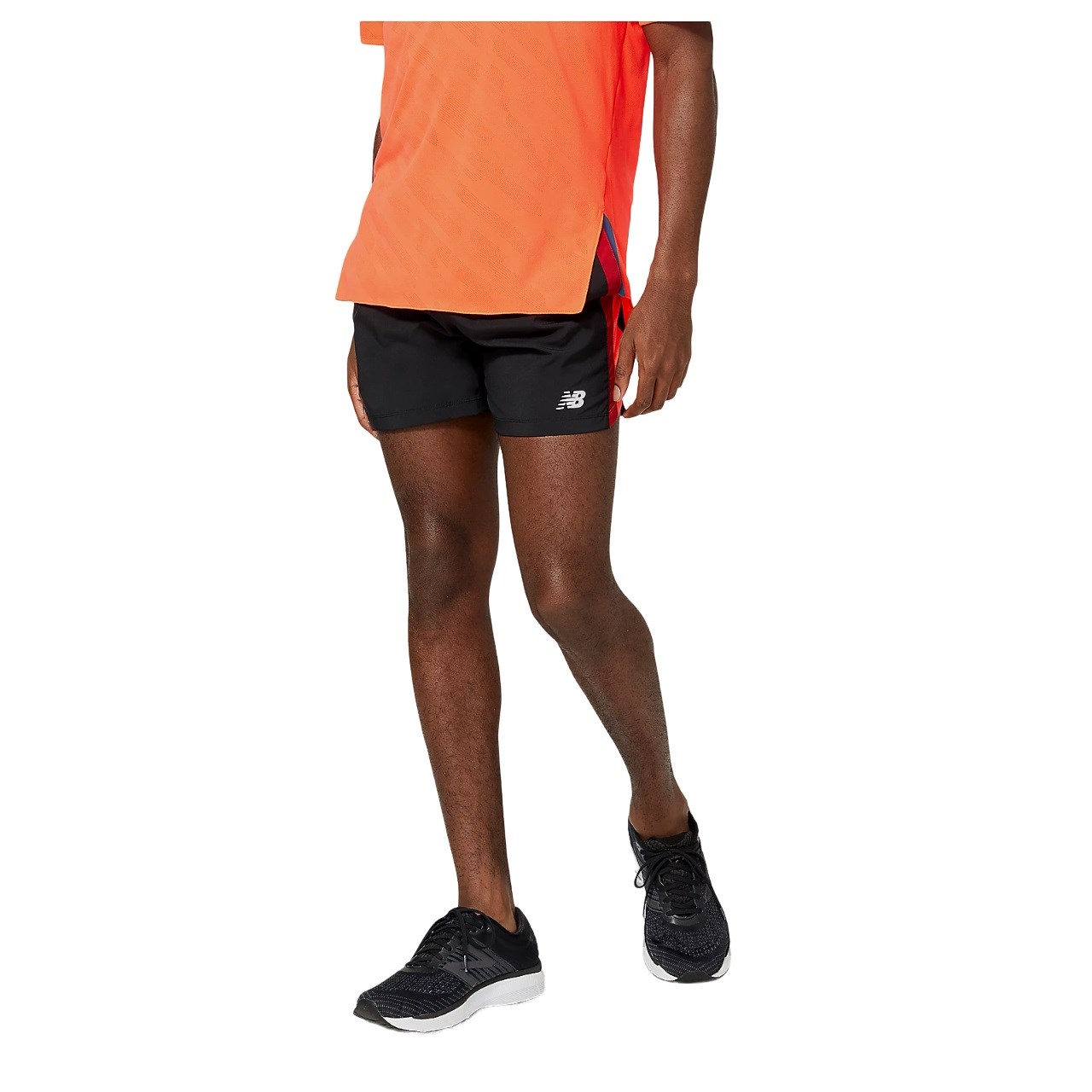 New Balance Running Accelerate 5 inch shorts in black