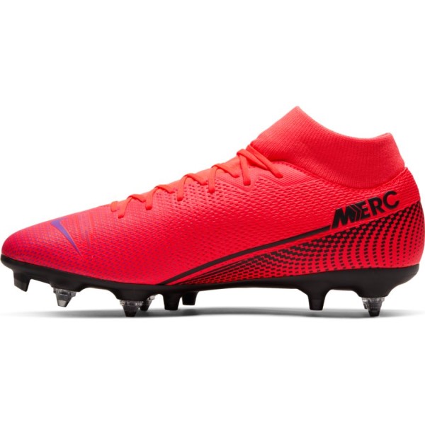 Nike Mercurial Superfly 7 Academy SG-PRO AC - Mens Football Boots - Laser Crimson/Black