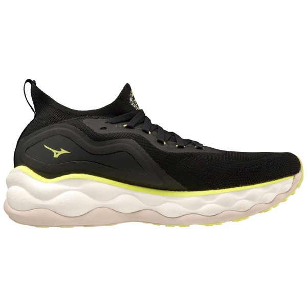 Mizuno Wave Neo Ultra - Mens Running Shoes - Undyed Black/Luminous