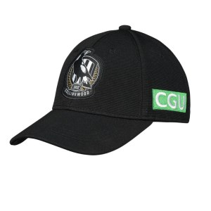 ISC Collingwood Magpies Media AFL Cap 2020 - Black