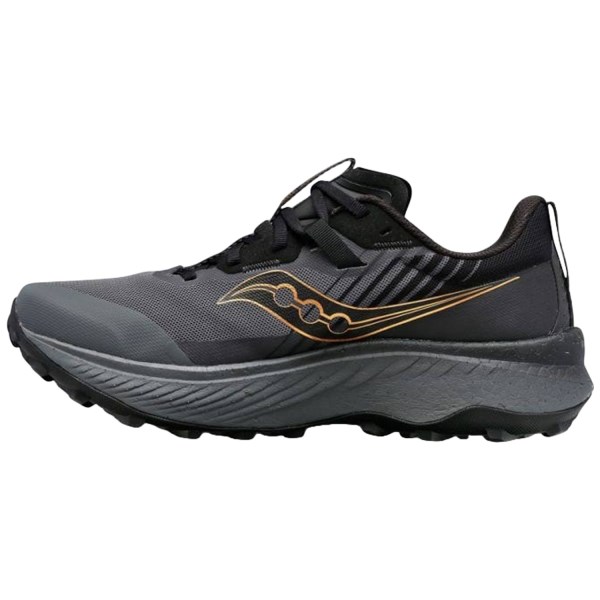 Saucony Endorphin Edge - Womens Trail Running Shoes - Black/Goldstruck