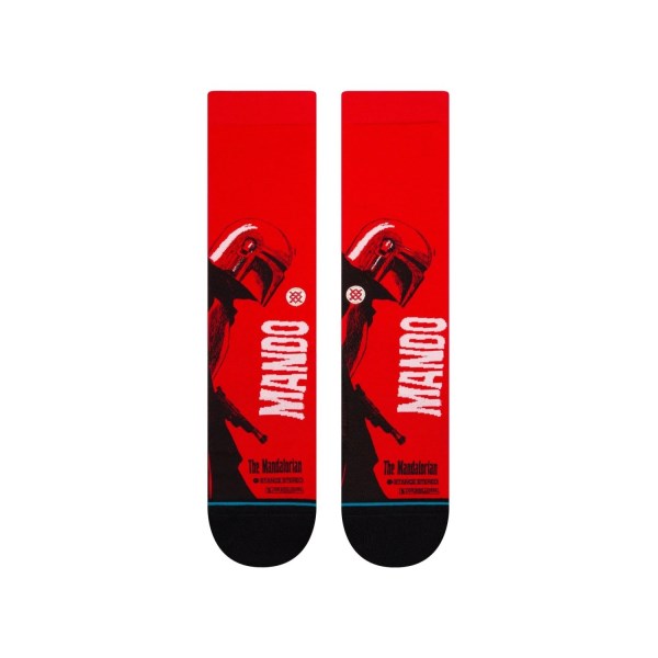 Stance Star Wars Mando West Crew Socks - Red