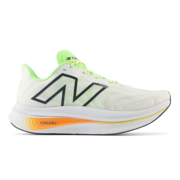 New Balance FuelCell SuperComp Trainer v2 - Mens Running Shoes - White/Lime/Mango