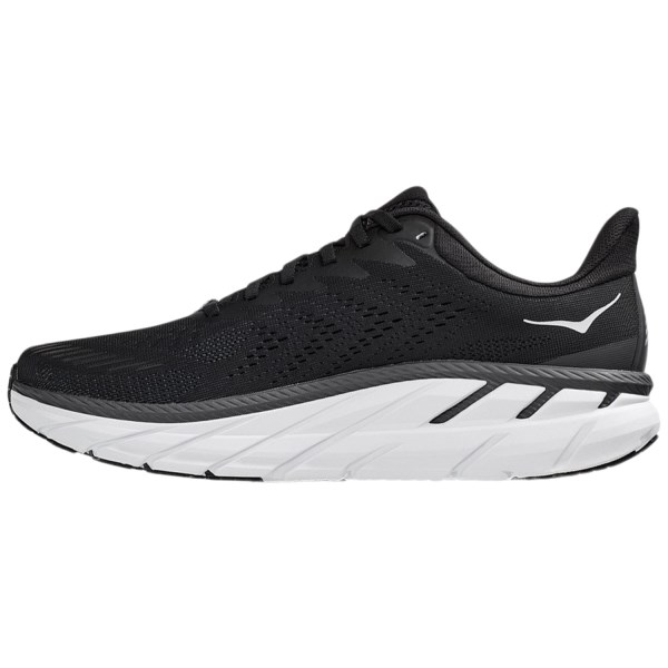 Hoka Clifton 7 - Womens Running Shoes - Black/White