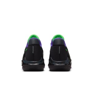 Nike LeBron Witness VI GS - Kids Basketball Shoes - Black/Green Strike/Total Orange