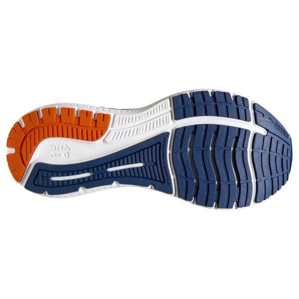 Brooks Glycerin GTS 19 - Mens Running Shoes - Navy/Blue/Orange