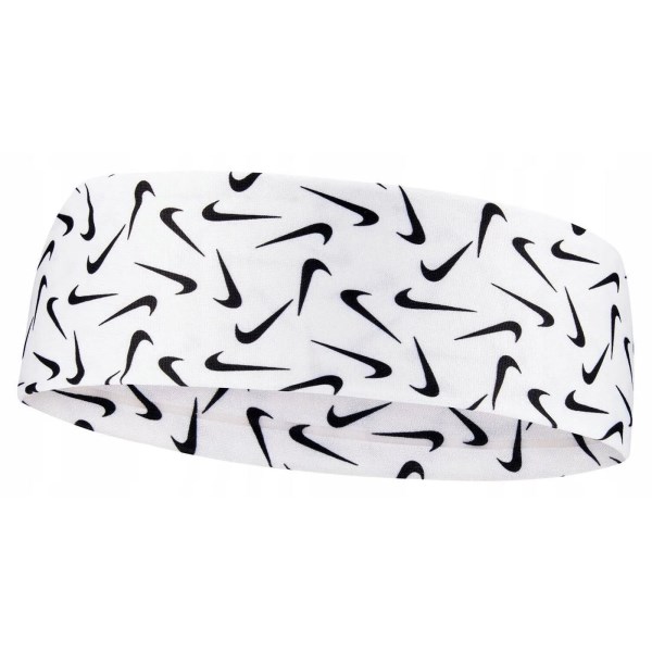 Nike Fury Printed Headband 3.0 - White/Black