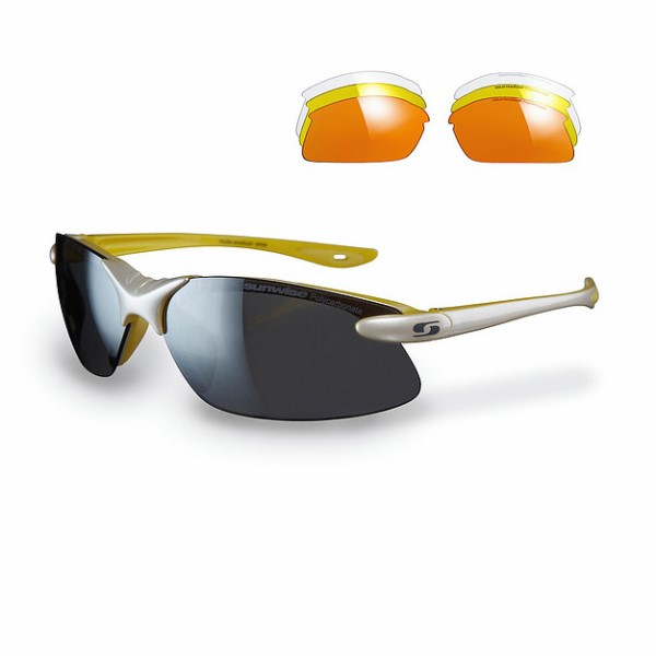 Sunwise Windrush Sports Sunglasses + 3 Lens Sets - White