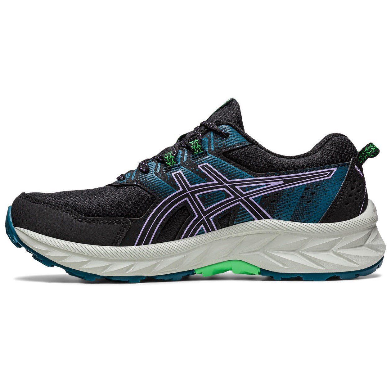Asics Gel Venture 9 - Womens Trail Running Shoes - Black/Digital Violet ...