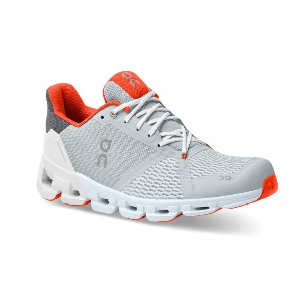 On Cloudflyer - Mens Running Shoes - Glacier/Flame