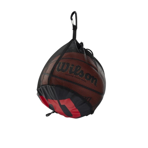 Wilson All Sport Single Basketball Bag - Black/Red