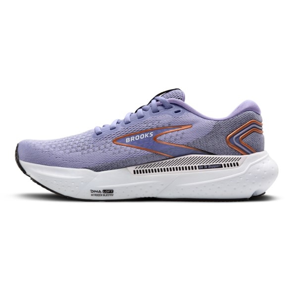 Brooks Glycerin GTS 21 - Womens Running Shoes - Lavender/Black/Copper