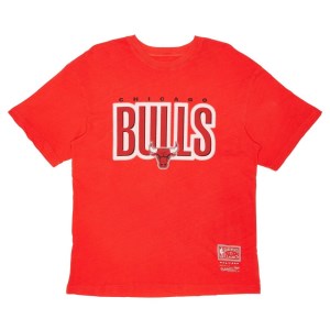 Mitchell & Ness Chicago Bulls Retro Blur NBA Mens Basketball T-Shirt - Chicago Bulls
