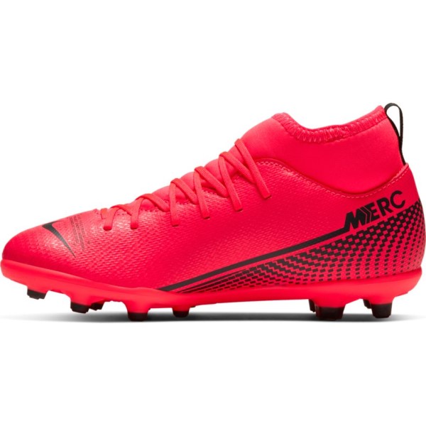 Nike Jr Mercurial Superfly 7 Club FG/MG - Kids Football Boots - Laser Crimson/Black