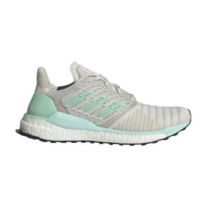 Adidas Solar Boost - Womens Running Shoes - Raw White/Clementine/Purple