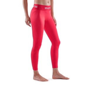 Skins Series-1 Womens 7/8 Compression Tights - Red