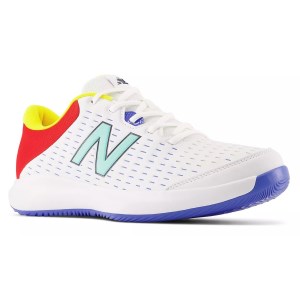 New Balance 696v4 - Mens Tennis Shoes - White/Red