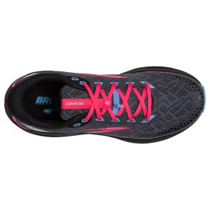 Brooks Divide 3 - Womens Trail Running Shoes - Ebony/Black/Diva Pink