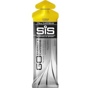 SIS Go Plus Caffeine 75mg Isotonic Energy Gel - 60ml Sachet - Citrus