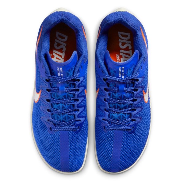 Nike Zoom Rival Distance - Unisex Track Running Spikes - Racer Blue/White/Lime Blast