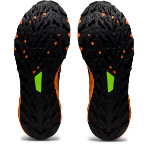 Asics Gel-Trabuco 10 - Mens Trail Running Shoes - Black/Shocking Orange