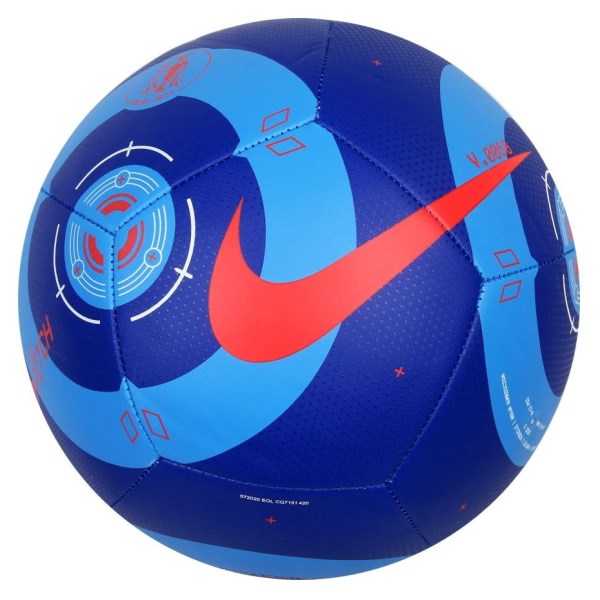 Nike Premier League Pitch Soccer Ball - Blue/Laser Crimson