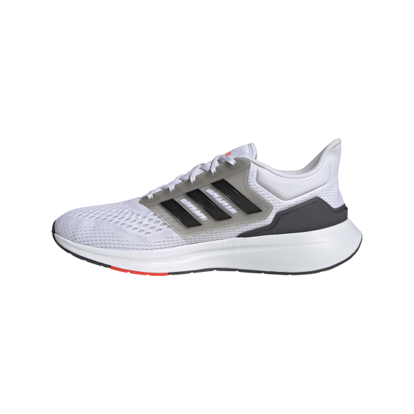 Adidas EQ21 Run - Mens Running Shoes - White/Black/Grey
