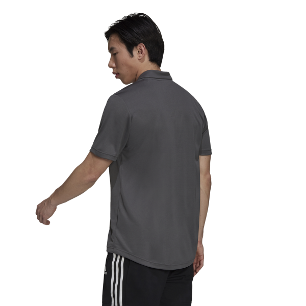 Adidas Aeroready Designed To Move Mens Sport Polo Shirt - Grey Six/Black