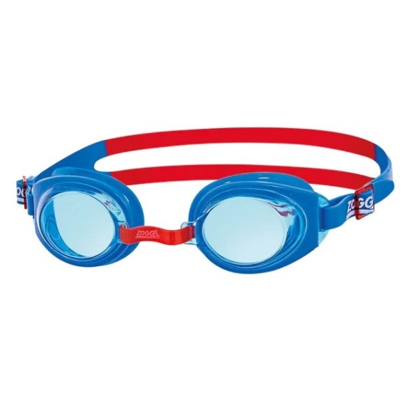 Zoggs Ripper Junior Kids Swimming Goggles - Blue/Red/Tint Blue