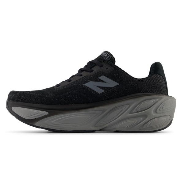 New Balance Fresh Foam X More v5 - Mens Running Shoes - Black/Linen/Silver Metallic