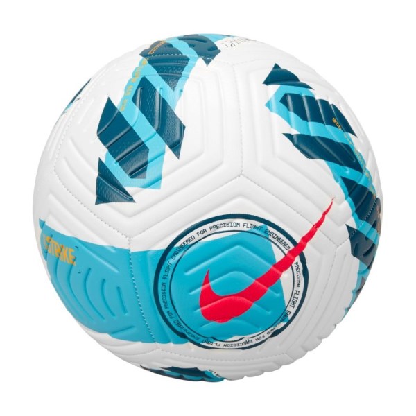 Nike Strike FA21 Soccer Ball - White/Chlorine Blue/Siren Red