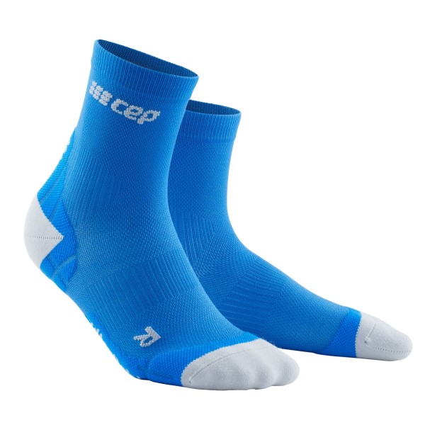 CEP Ultra Light V2 Short Cut Running Socks - Blue/Grey