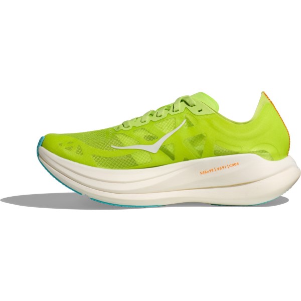 Hoka Rocket X 2 - Unisex Running Shoes - Lettuce/Solar Flare