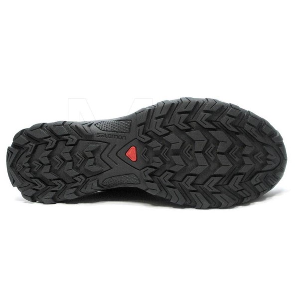Salomon Evasion 2 Leather - Mens Trail Walking Shoes - Black/Quiet Shade