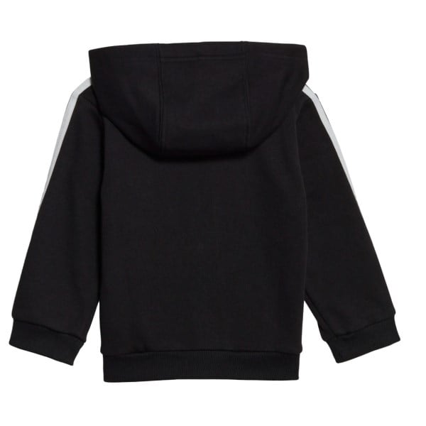 Adidas Essentials Full-Zip Hooded Infant Tracksuit Set - Black/White