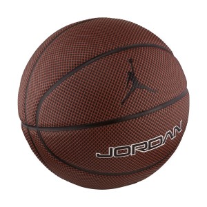 Jordan Legacy 8P Basketball - Size 7 - Dark Amber/Black/Metallic Silver