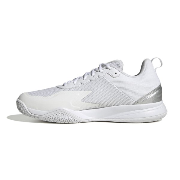 Adidas Courtflash Speed - Mens Tennis Shoes - Cloud White/Core Black/Matte Silver