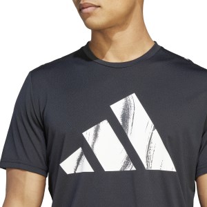 Adidas Brand Love Mens Running T-Shirt - Black
