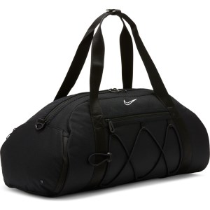 Nike One Club Womens Training Duffel Bag - Triple Black/White