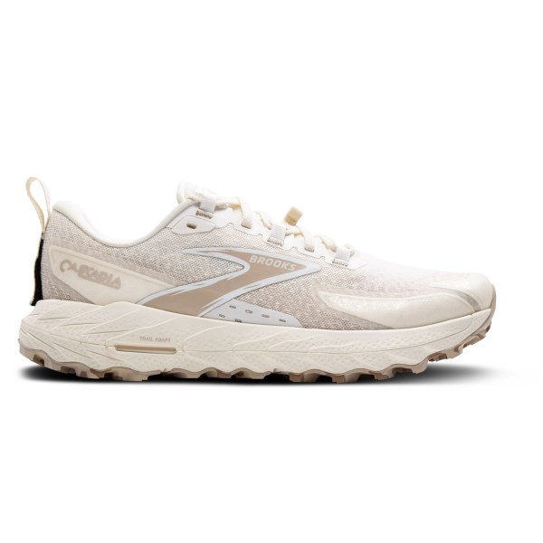 Brooks Cascadia 18 - Womens Trail Running Shoes - Coconut/Chateau/White