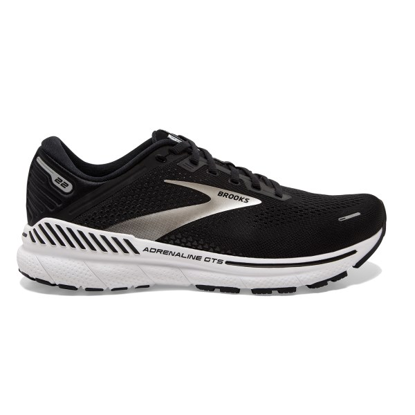 Brooks Adrenaline GTS 22 - Mens Running Shoes - Black/White