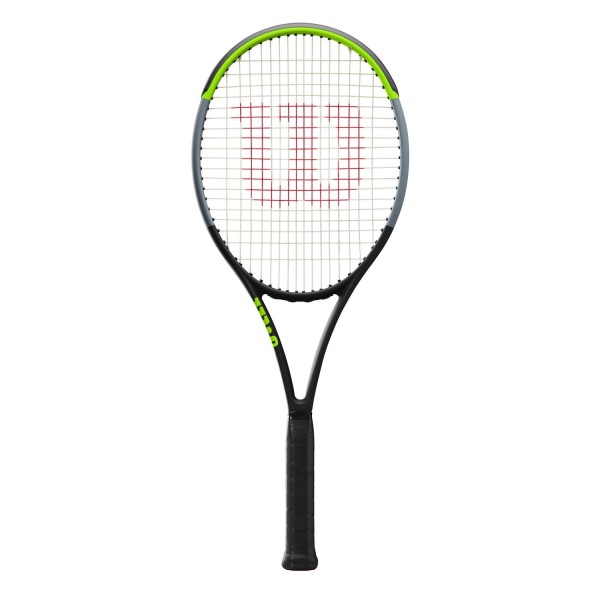 Wilson Blade 100L V7.0 Tennis Racquet - Black/Green/Grey