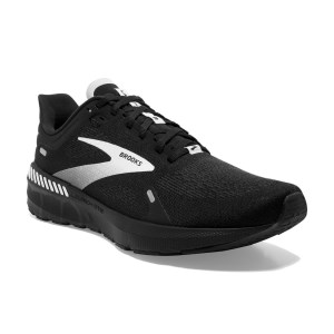 Brooks Launch GTS 9 - Mens Running Shoes - Black/White