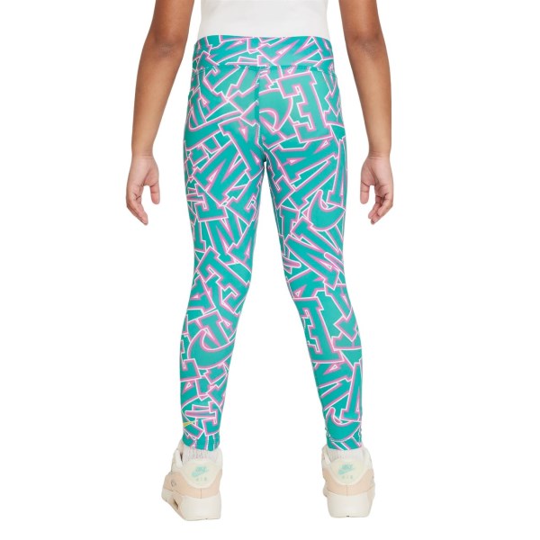 Nike Join The Club Kids Girls Tights - Clear Jade