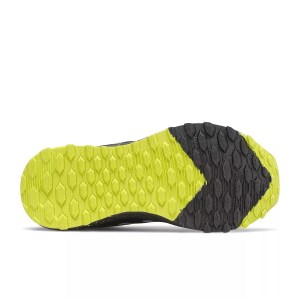 New Balance Fresh Foam Arishi Trail - Kids Trail Running Shoes - Black/Sulphur Yellow