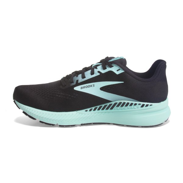 Brooks Launch GTS 8 - Womens Running Shoes - Black/Ebony/Blue Tint