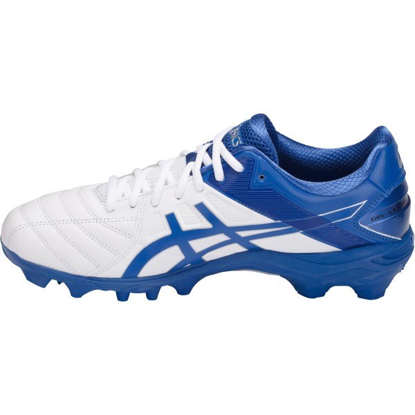 Asics Gel Lethal Ultimate IGS 12 - Mens Football Boots - White/Victoria Blue/Silver