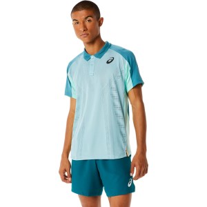 Asics Match Actibreeze Mens Tennis Polo Shirt - Misty Pine