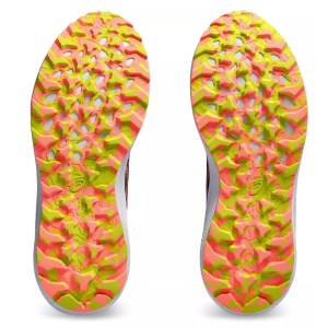 Asics Trabuco Terra 2 - Womens Trail Running Shoes - Black/Sun Coral